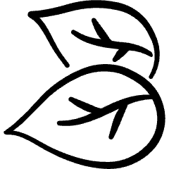 Vegetable Basilleaf Icon from Freehand Set