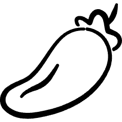 Vegetable Jalapeno 2 Icon from Freehand Set