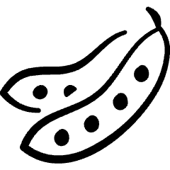 Vegetable Stinkbean 2 Icon from Freehand Set