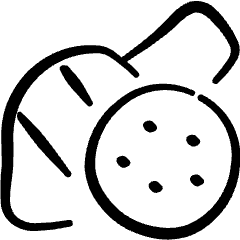 Vegetable Taro Icon from Freehand Set