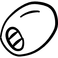 Vegetables Olive Icon from Freehand Set