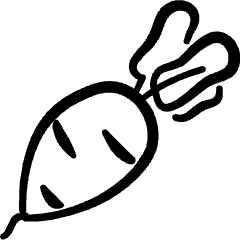 Vegetables Turnip Icon from Freehand Set