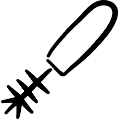 Bathroom Cleaning Brush Icon from Freehand Set