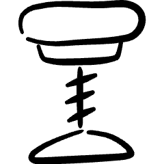 Stool Bar 1 Icon from Freehand Set