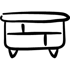 Console Table 1 Icon from Freehand Set