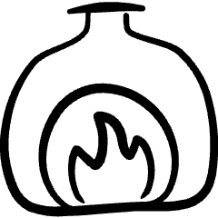 Decoration Bottle Icon from Freehand Set