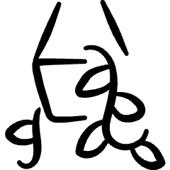 Decoration Hanging Flowers Icon from Freehand Set