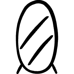 Dressing Mirror 1 Icon from Freehand Set