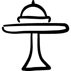 Kitchen Table 2 Icon from Freehand Set