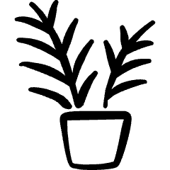 Plant Decoration Pot 1 Icon from Freehand Set