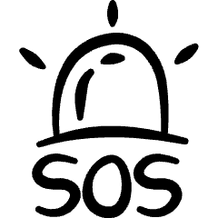 Ambulance Emergency Siren Sos Icon from Freehand Set