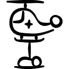 Ambulance Helicopter 1 Icon from Freehand Set