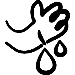 Bandage Hand Bleed Icon from Freehand Set