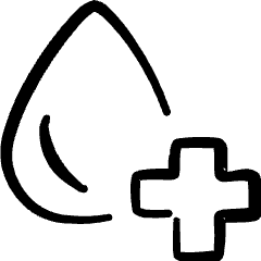 Blood Drop Icon from Freehand Set