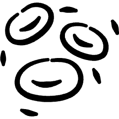 Blood Red Cells Icon from Freehand Set