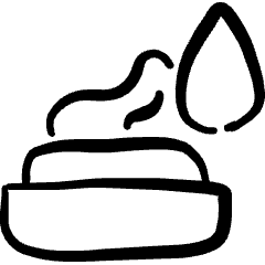 Body Care Liquid Cream Icon from Freehand Set