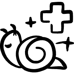 Body Care Snail Icon from Freehand Set