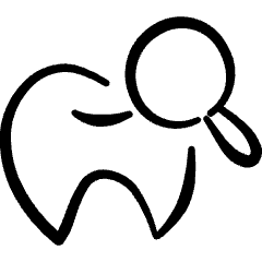Dentistry Tooth Checkup Icon from Freehand Set