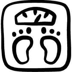 Diet Scale Icon from Freehand Set