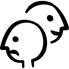 Bipolar Disorder Symptoms 2 Icon from Freehand Set