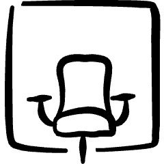 Hair Dress Chair 1 Icon from Freehand Set