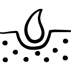 Hair Skin Icon from Freehand Set