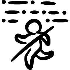 Health Activity Avoid Icon from Freehand Set
