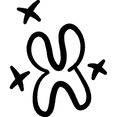Laboratory Chromosome Icon from Freehand Set