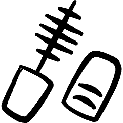 Make Up Mascara Small Icon from Freehand Set