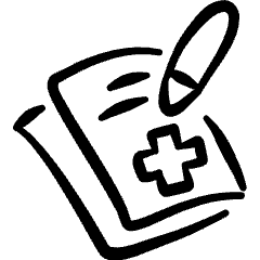 Medical Files Patient History Icon from Freehand Set