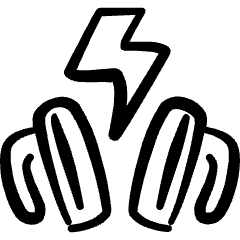 Medical Instrument Defibrillator Icon from Freehand Set