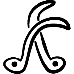 Medical Instrument Tweezers Icon from Freehand Set