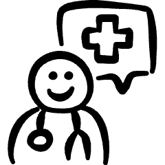 Medical Personnel Doctor Icon from Freehand Set