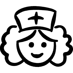 Medical Personnel Nurse Icon from Freehand Set