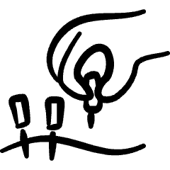 Medical Specialty Acupuncture Icon from Freehand Set