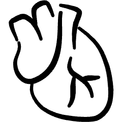 Medical Specialty Heart Icon from Freehand Set