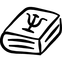 Medical Specialty Psychiatry Book Icon from Freehand Set