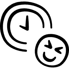 Mental Health Smile Time 2 Icon from Freehand Set