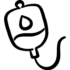 Transfusion Bag Icon from Freehand Set