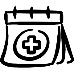 Appointment Calendar Icon from Freehand Set