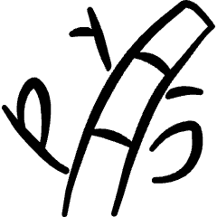 Spa Bamboo Icon from Freehand Set