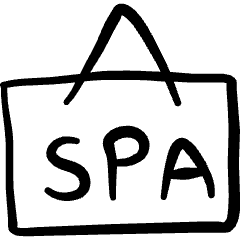 Spa Sign 1 Icon from Freehand Set