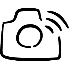 Camera Settings Signal Icon from Freehand Set