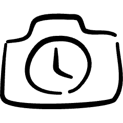Camera Settings Timer Icon from Freehand Set