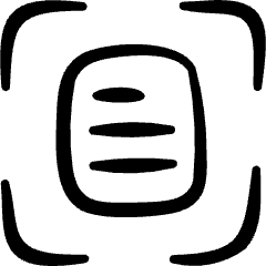 Document Scanning Mode Camera Icon from Freehand Set