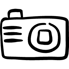 Camera Icon from Freehand Set