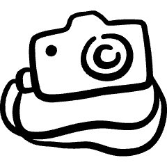 Camera Carry Icon from Freehand Set