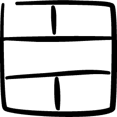 Composition Layout 2 Icon from Freehand Set