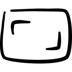 Focus Frame Icon from Freehand Set