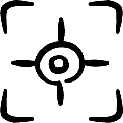 Focus Frame Target 1 Icon from Freehand Set